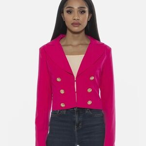 Jesse Blazer : Alexis Admor Hot Pink Blazer